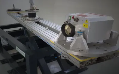 Illustration des essais d'accélération constante avec une centrifugeuse