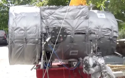 Caisson d'essais en atmosphère explosive