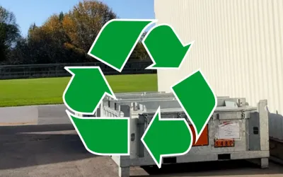 Caisse de transport blindée spécifique au transport de batteries