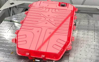 Une batterie recréée en 3D sur un vibrateur