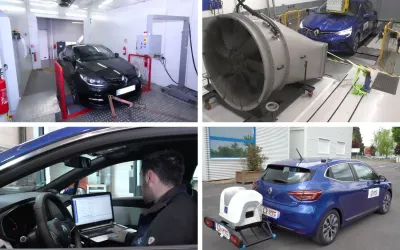 Mosaïque essais véhicules