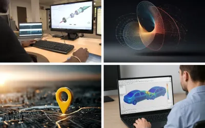 4 images présentant chacune un type d'ingénierie