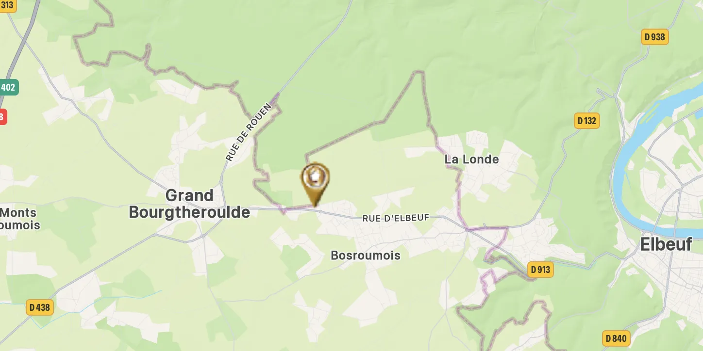 Localisation centre de Bosroumois