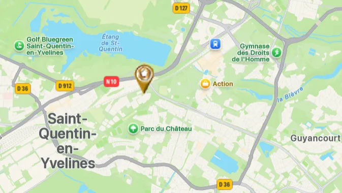 Localisation centre de Montigny - Site des Trois Peuples