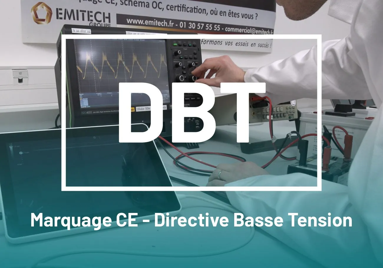Directive Basse Tension Essais sécurité électrique illustrant la DBT