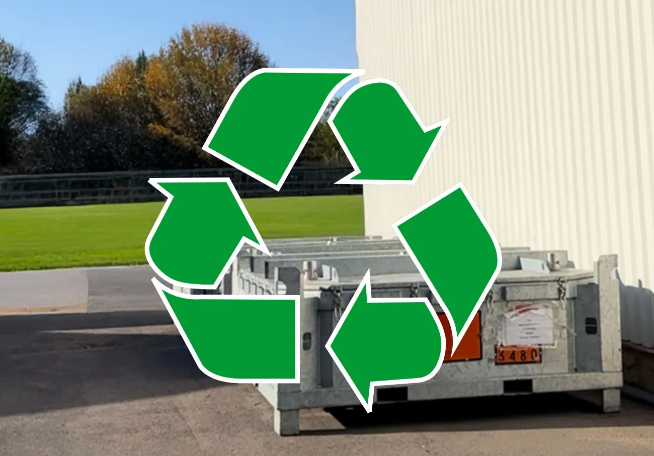 Logistique, stockage et recyclage de batteries après essais Caisse de transport blindée spécifique au transport de batteries