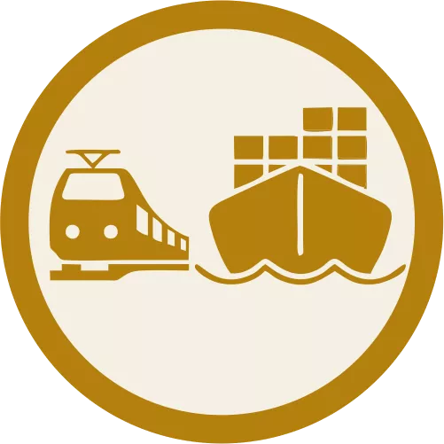 Logo ferroviaire et maritime
